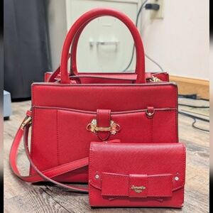 Samantha Vega "Fulfilled Love" Top Handle Convertible Bag w/ Wallet